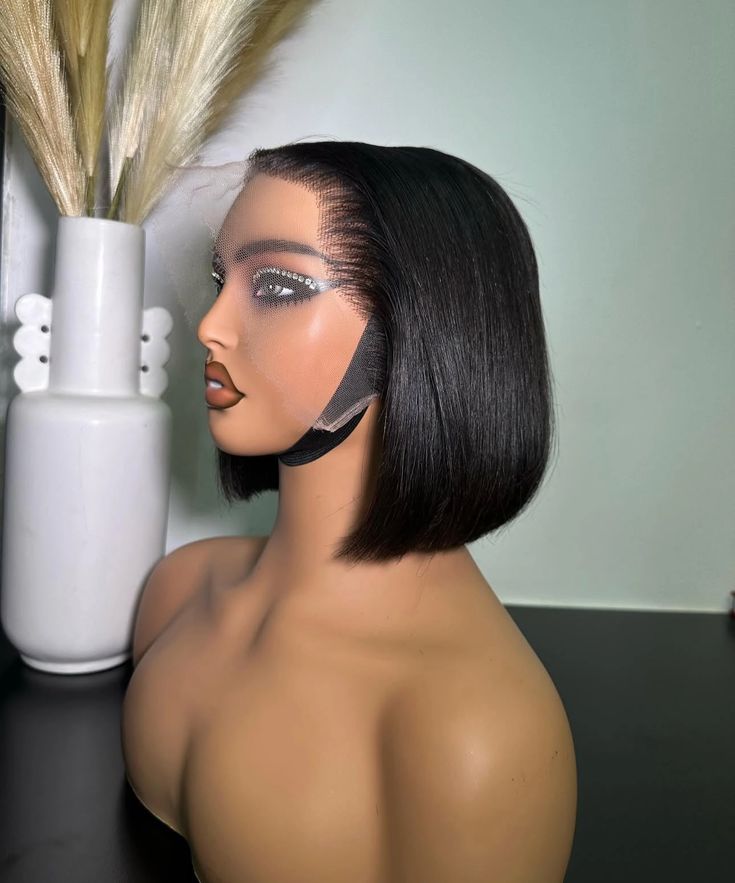 8 inch full frontal wig