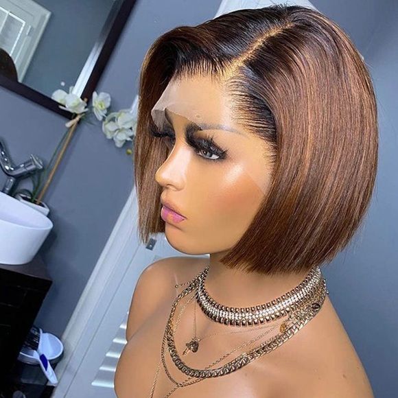 8 inch full frontal wig
