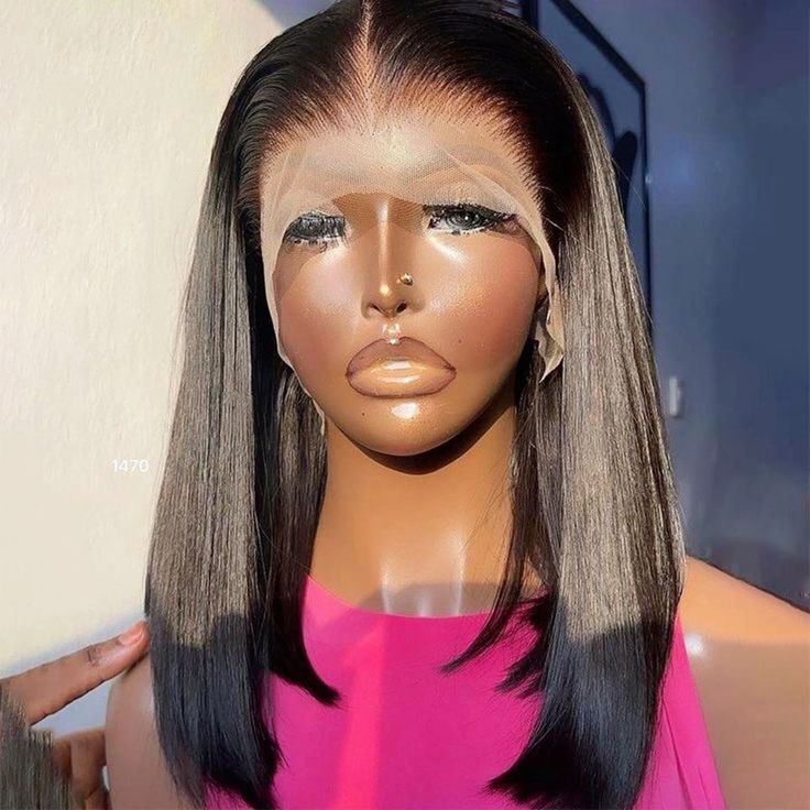 12 inch Vietnamese full frontal wig
