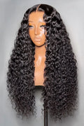 26 inch water wave full frontal wig