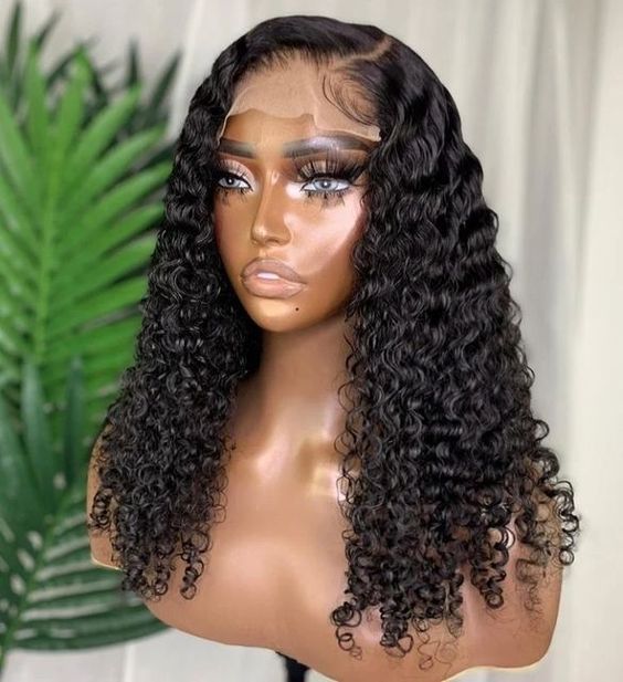 20 inch Jerry curls full frontal wig