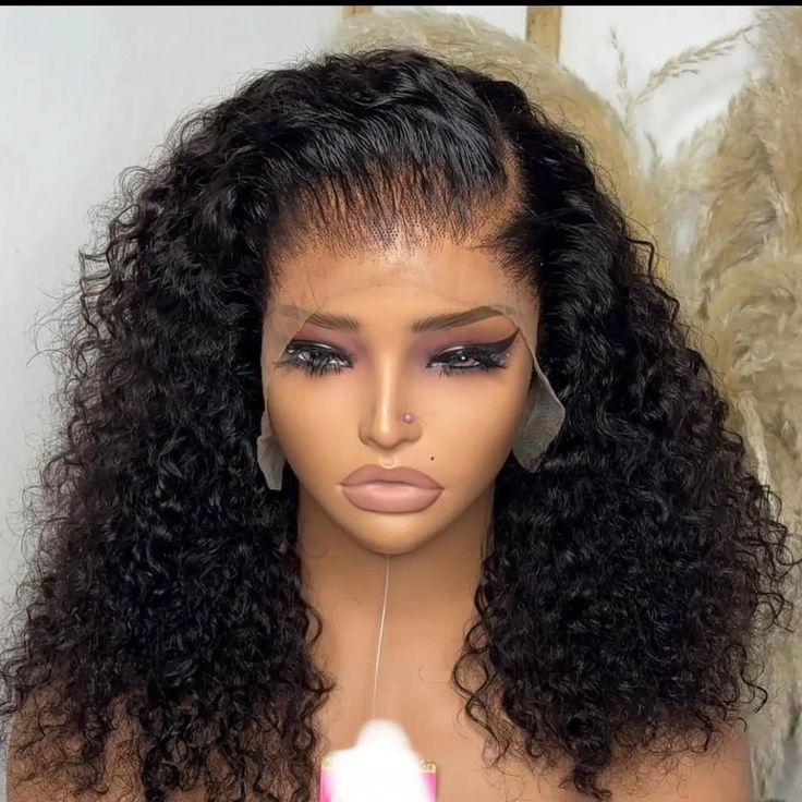 18 inch Jerry Curls Full Frontal Wig