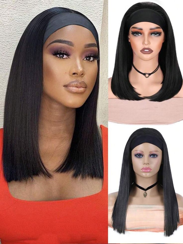 16 inch headband wig