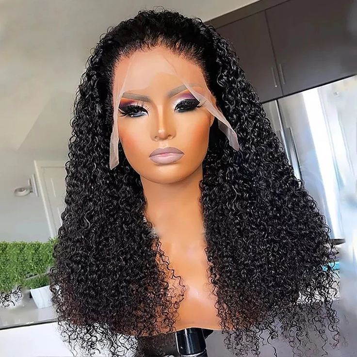 22 inch water wave full frontal wig
