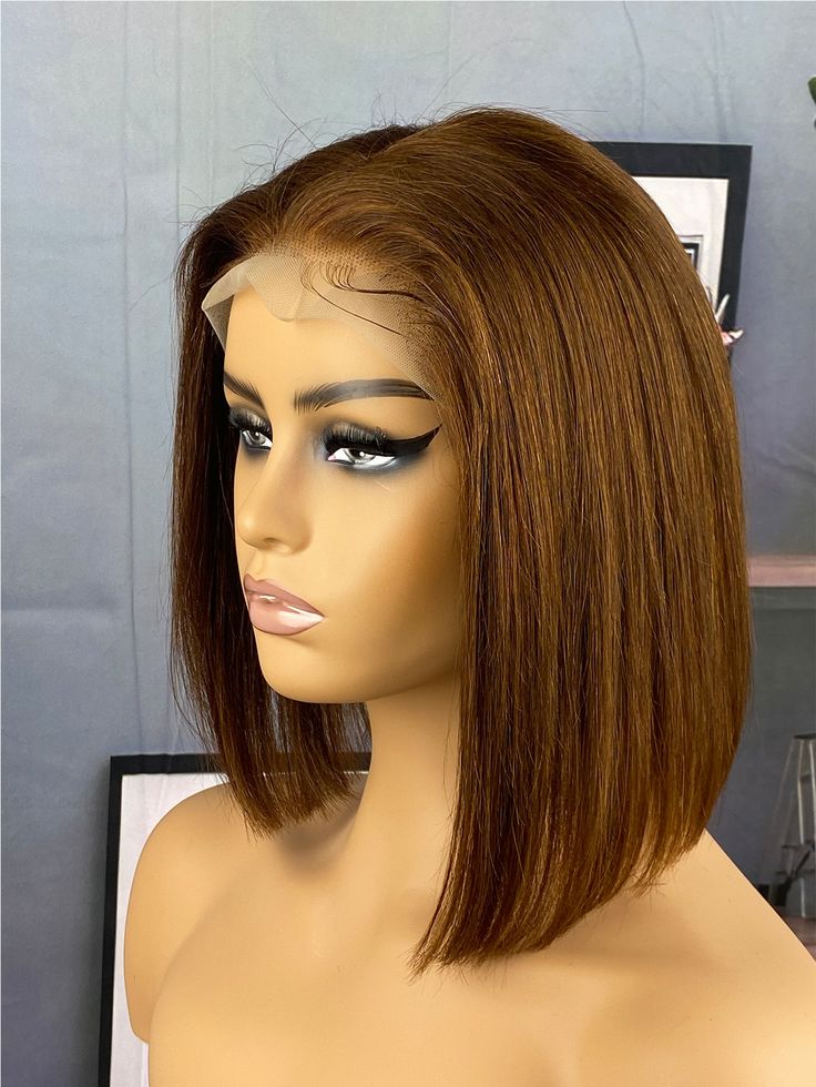 8 inch full frontal wig