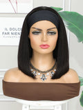 12 inch headband wig