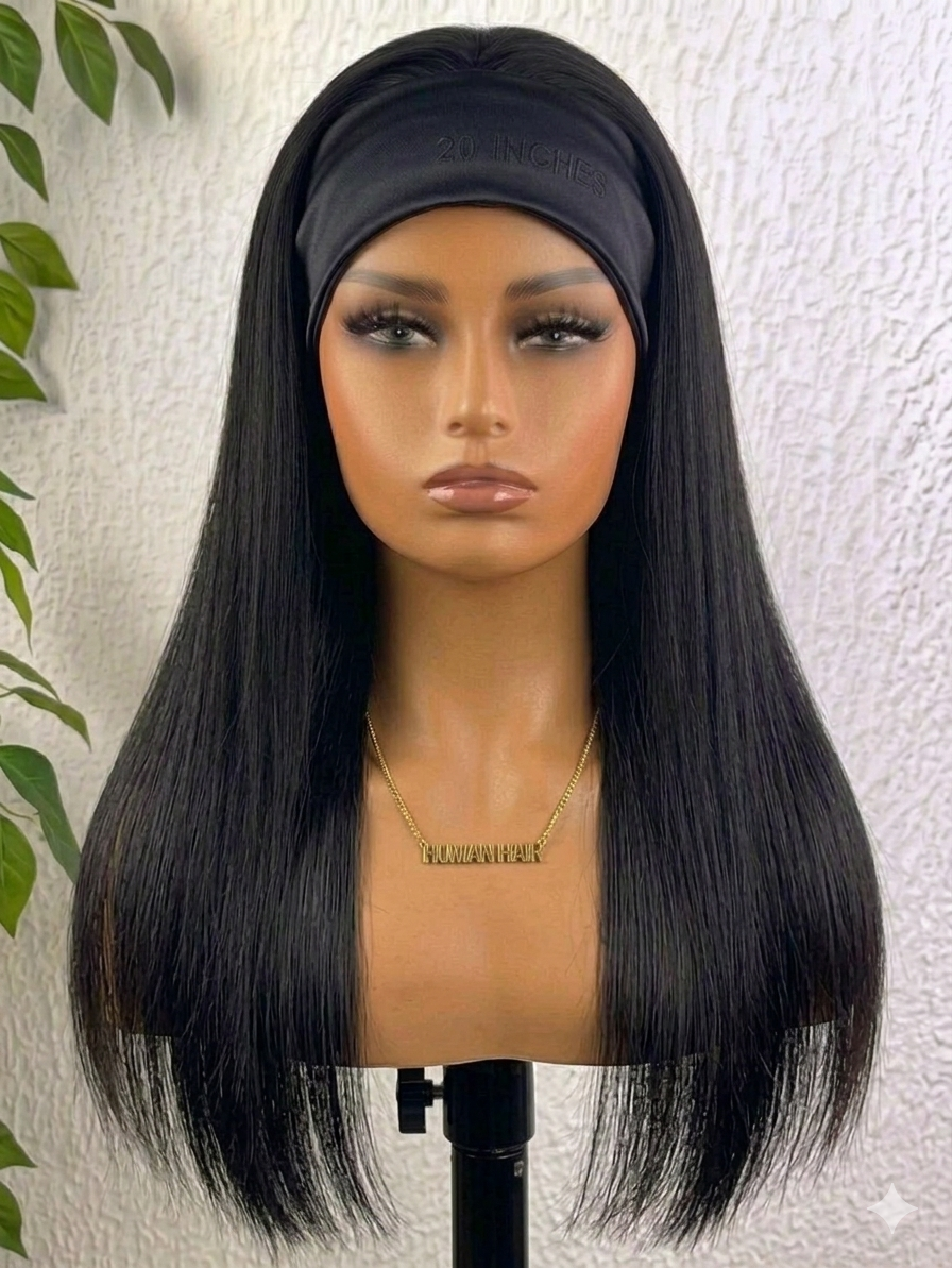 20 inch headband wig