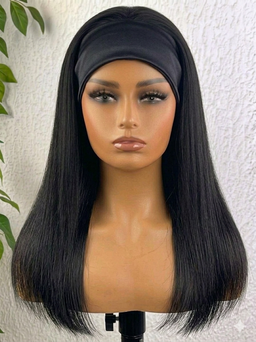18 inch headband wig