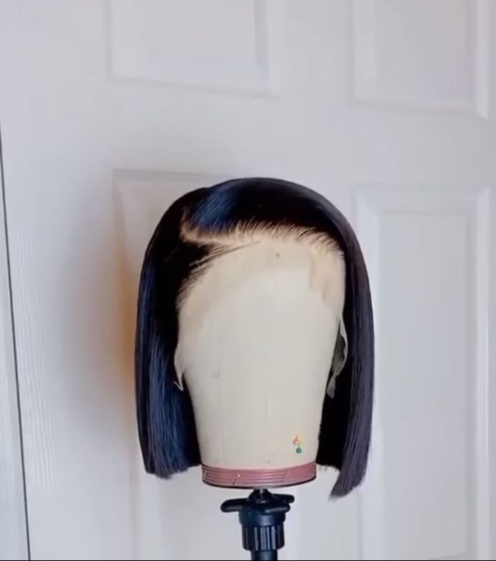 8 inch Vietnamese full frontal wig