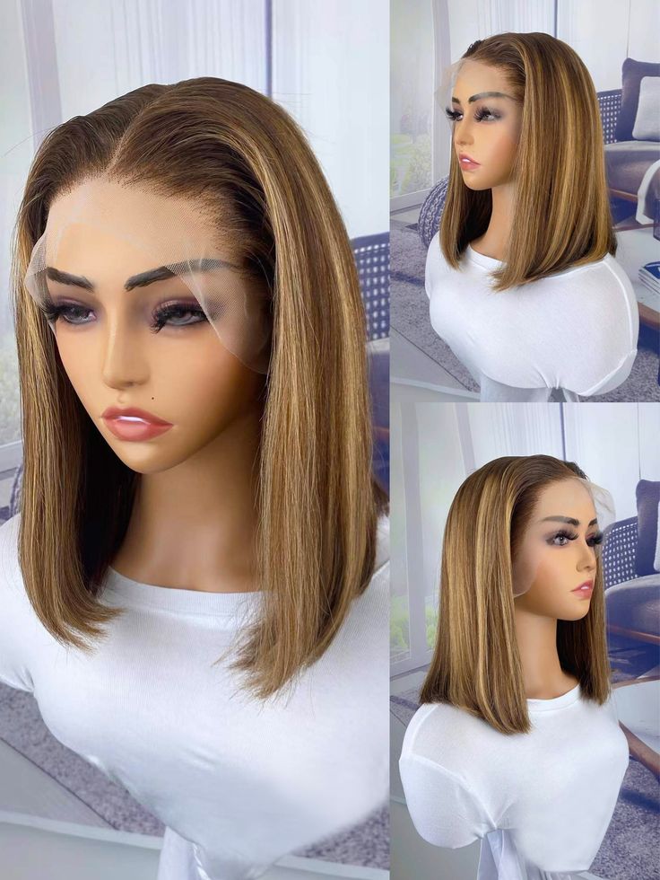 12 inch full frontal wig