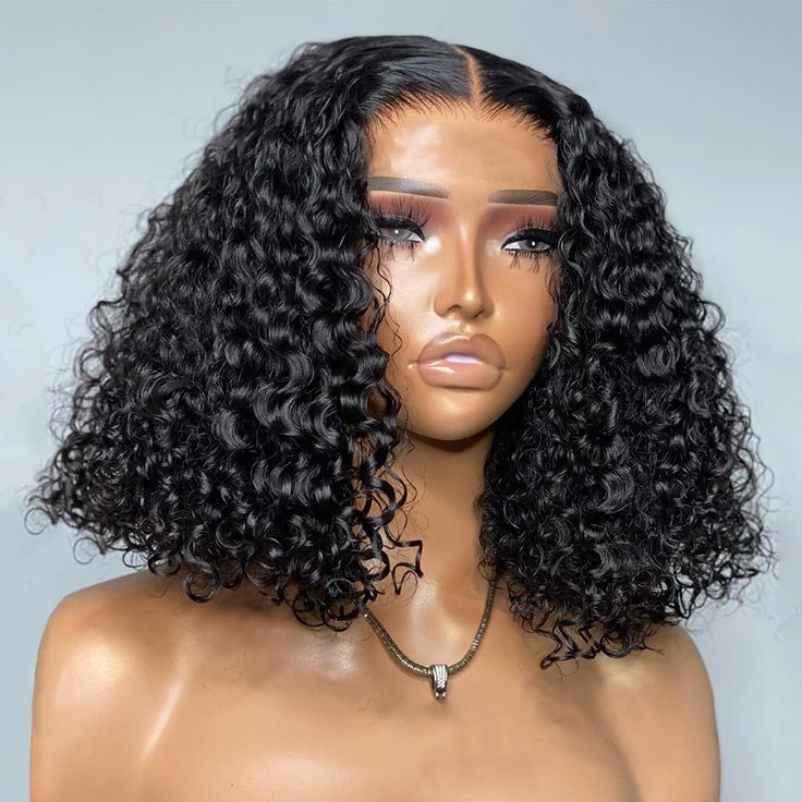 12 inch water wave glueless wig